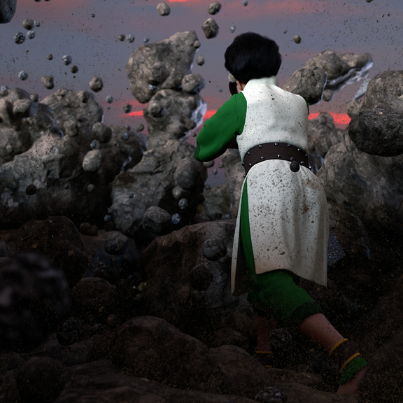 Toph Beifong from Avatar the last airbender