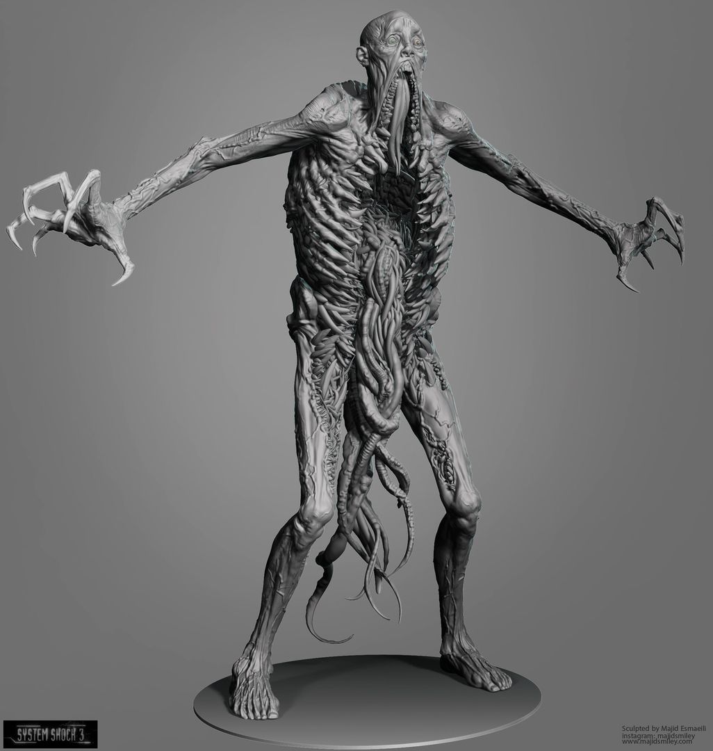 System Shock 3 Mutant Creature