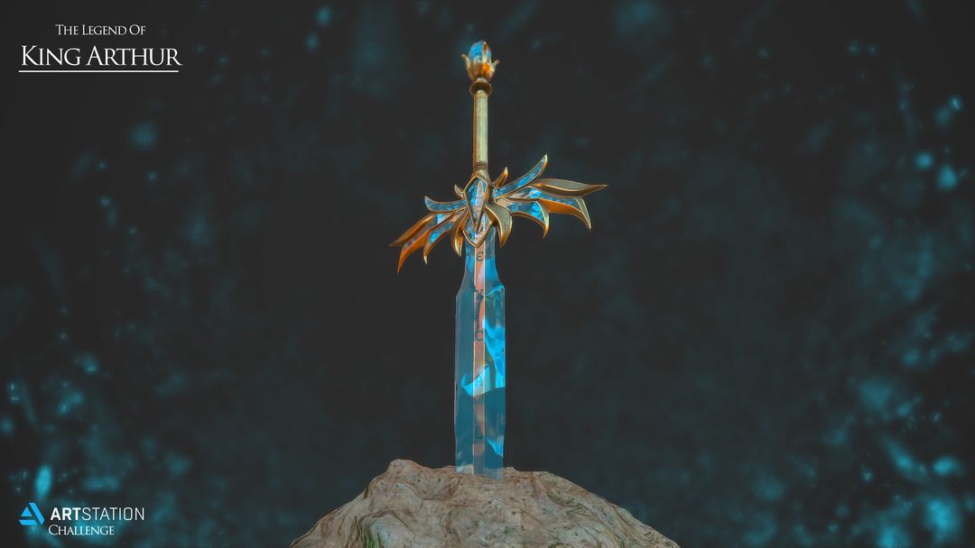 King Arthur's Excalibur | ArtStation Challenge