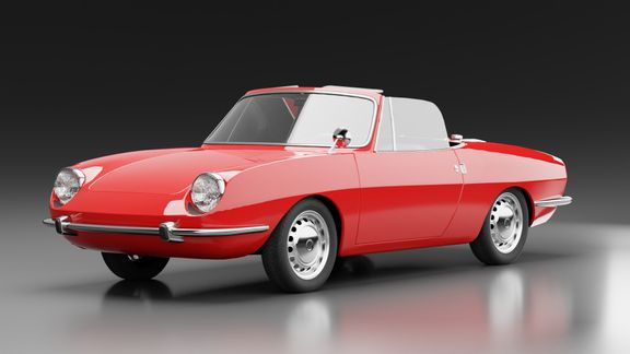 FIAT / SEAT 850 Spider Game Ready