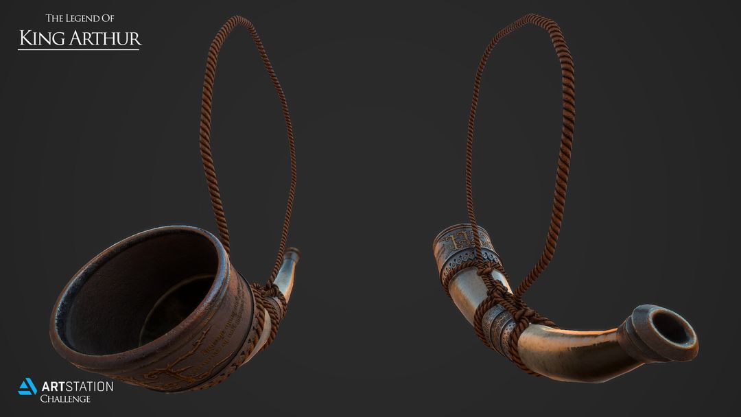 King Arthur's War Horn | ArtStation Challenge
