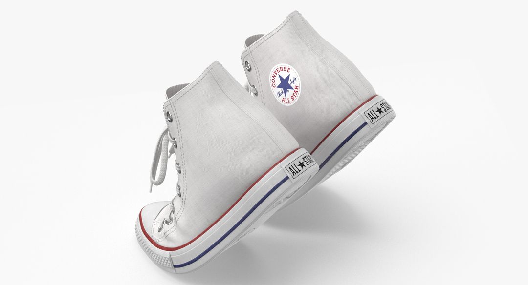 Nike sneaker modeling with textures