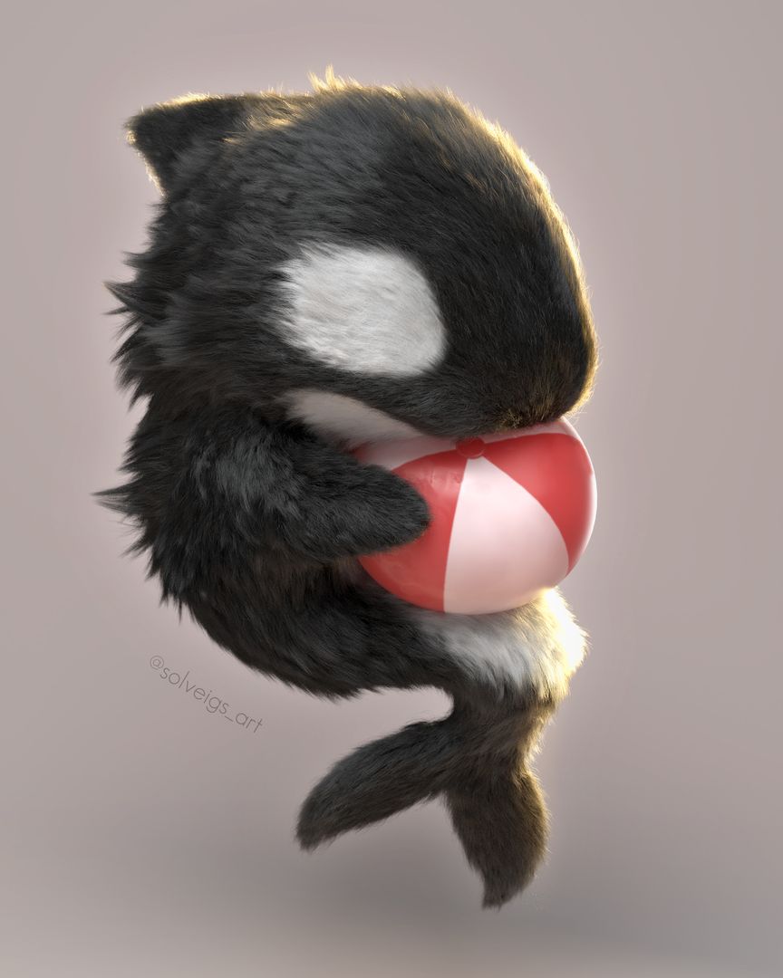 Fluffy Orca