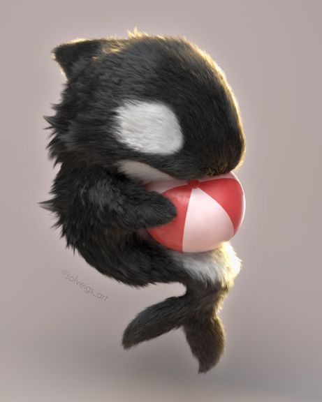 Fluffy Orca