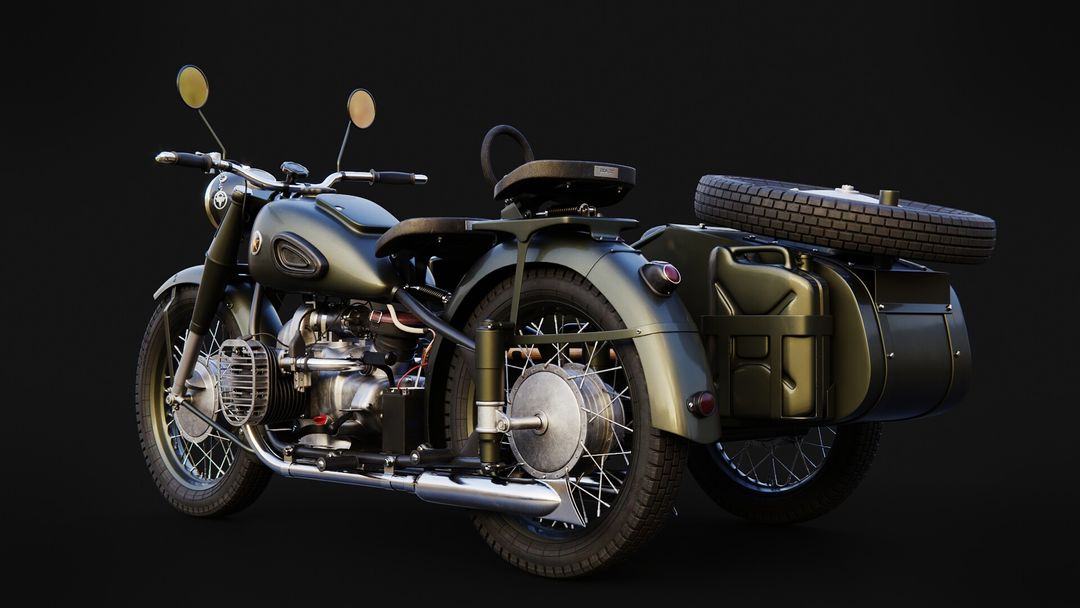 Dnepr M-72 Motorcycle