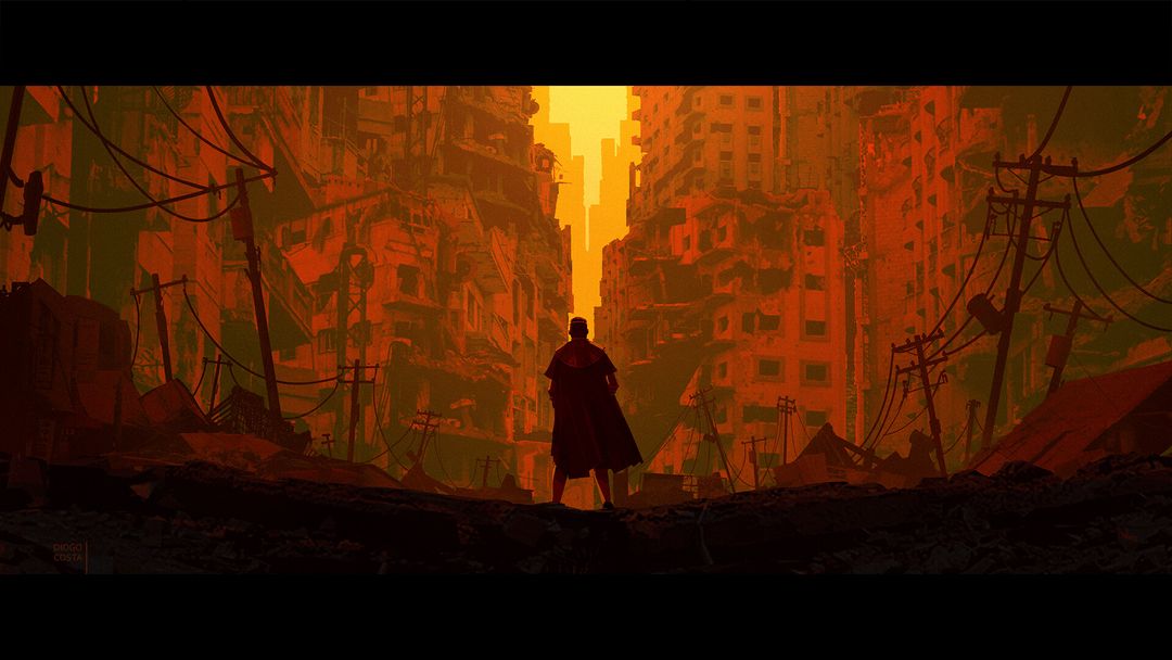 Ozymandias contemplating his creation