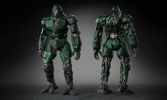 Mech 3D Character creation