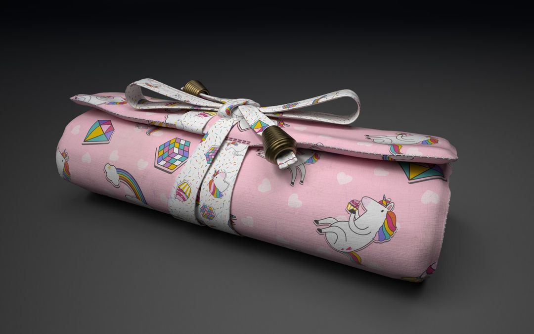 3D Unicorn Pencil Case