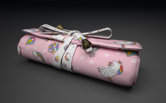 3D Unicorn Pencil Case