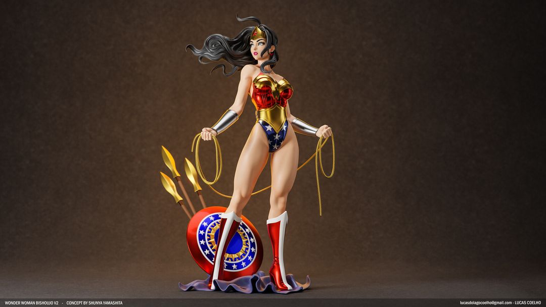 Wonder Woman Bishoujo V2 (1/7 Scale) by Lucas C.