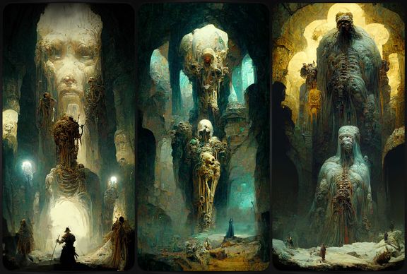 Elder Gods | 2D Environment Concept Art