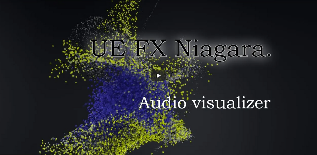 Unreal Engine FX Niagara audio visualizer