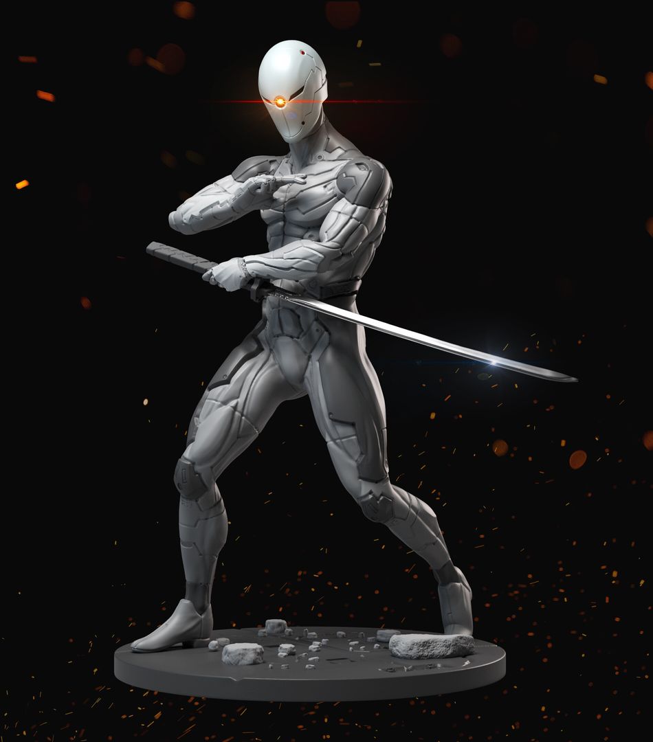 Gray Fox - 3D print Collectible