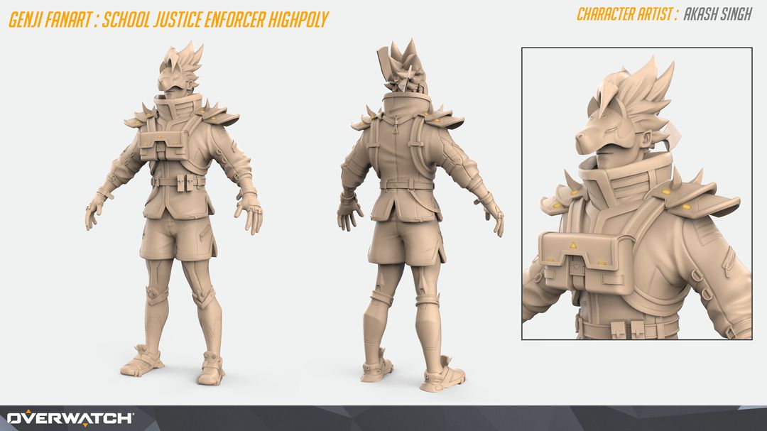 Genji Skin Fanart : Overwatch