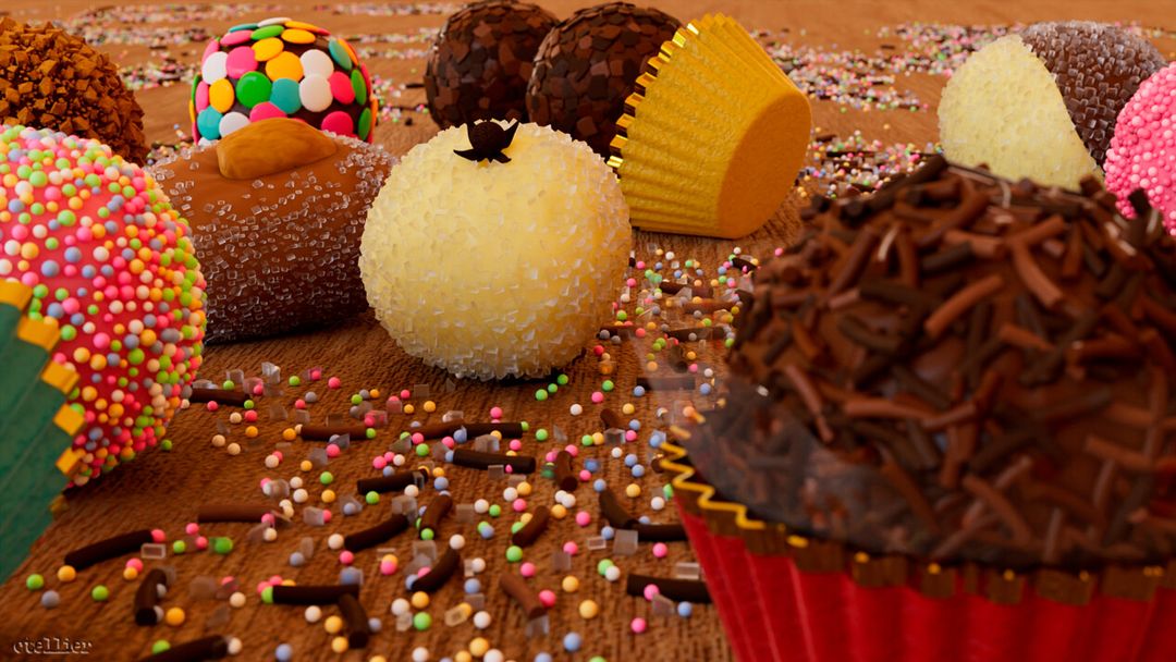 Brazilian birthday sweets