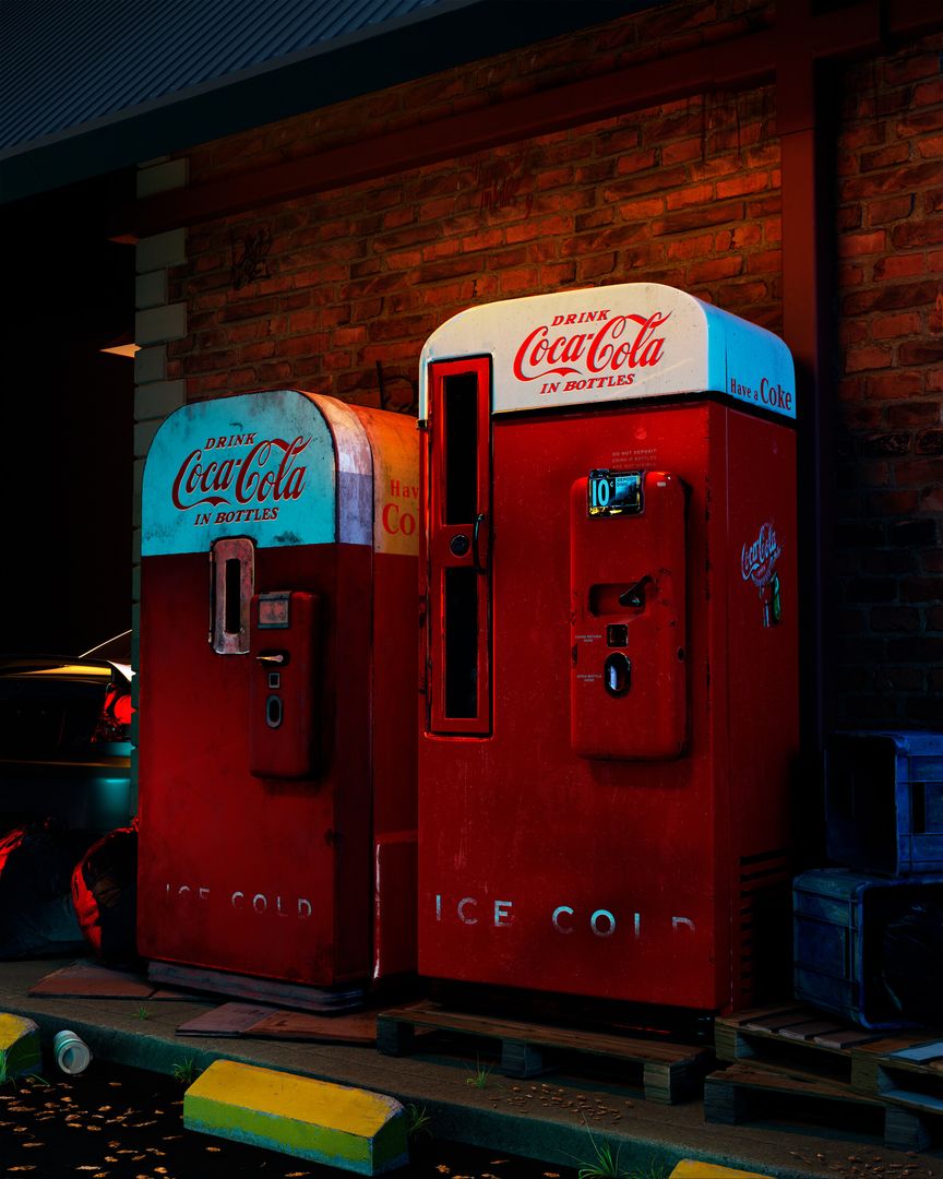 Coca Cola Old Machines