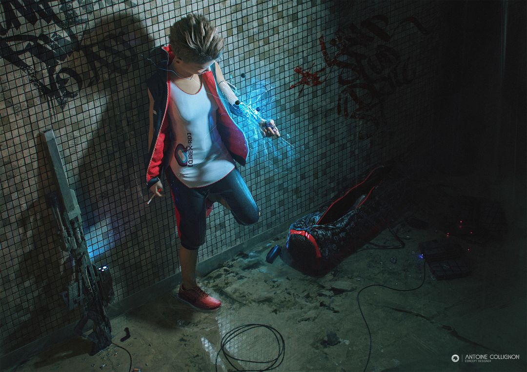 Teen cyborg (thug)
