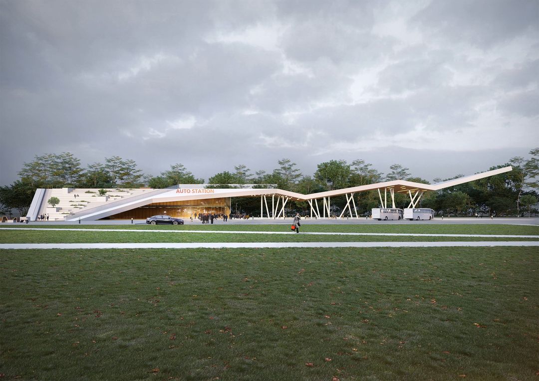 Architectural concept "Autostation" Moscow APEX project bureau