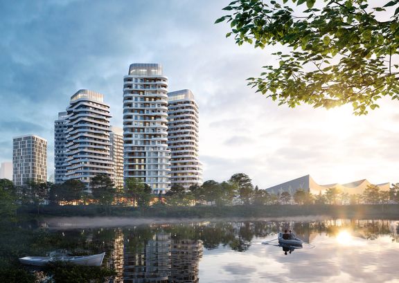 Architectural concept Residential complex Moscow APEX project bureau