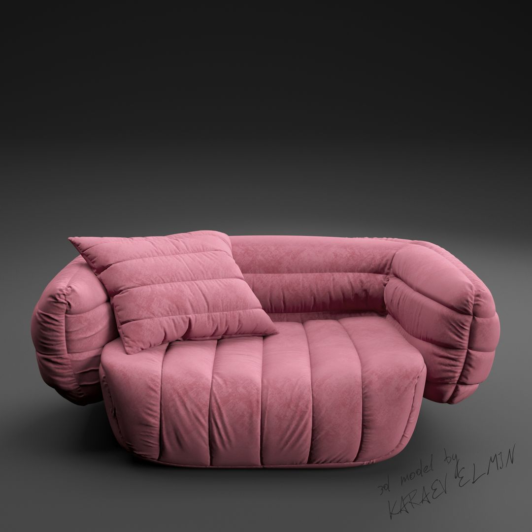 Modeling. Rendering. Upholstered furniture. | 3D Retail Furniture CGIs