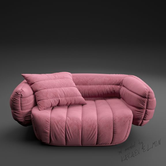 Modeling. Rendering. Upholstered furniture. | 3D Retail Furniture CGIs