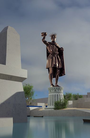 Colossus of Rhodes statue