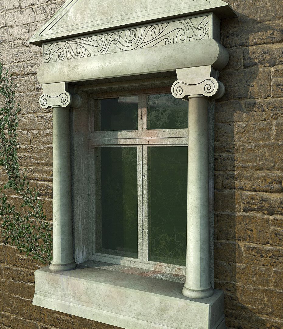 Old Greek Style Window
