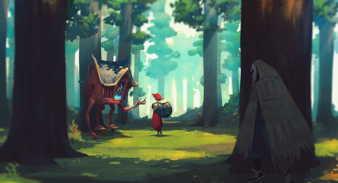 Little Red | 2D Environment Concept Art