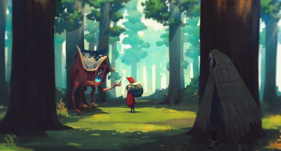 Little Red | 2D Environment Concept Art
