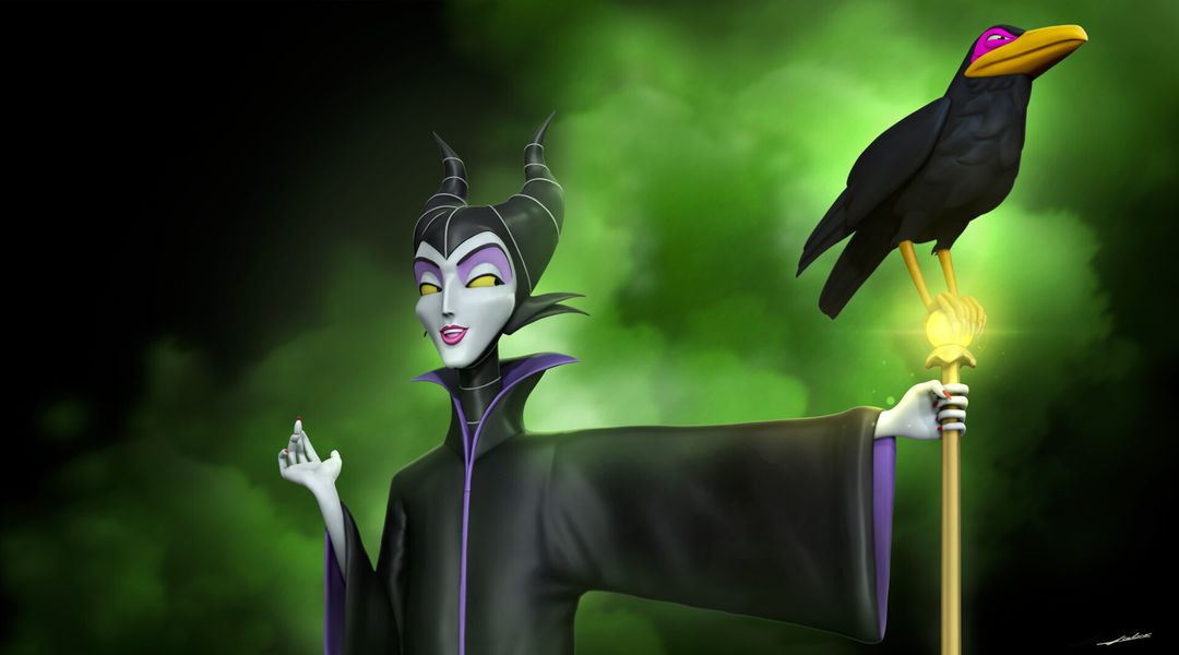 Maleficent - Escultura 3D