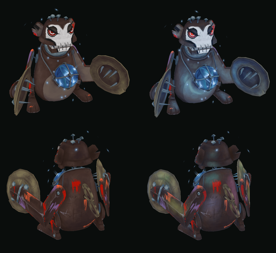 3D Handpainted Moneky Bomb by Ramiro M.
