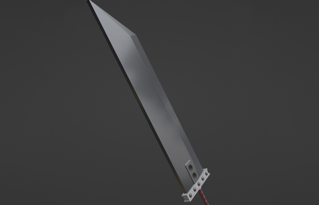 3D Modeling of Buster Sword (Final Fantasy)