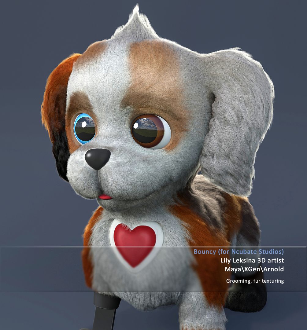 Fur for the character XGen