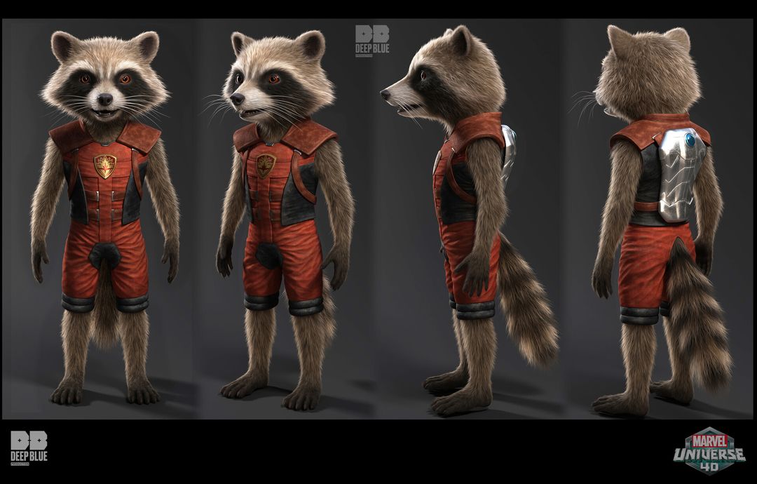 Mr. RACOON JUNIOR from The Marvel Universe 4D