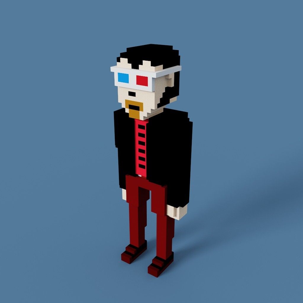 3D Voxel Characters by Çağdaş A.