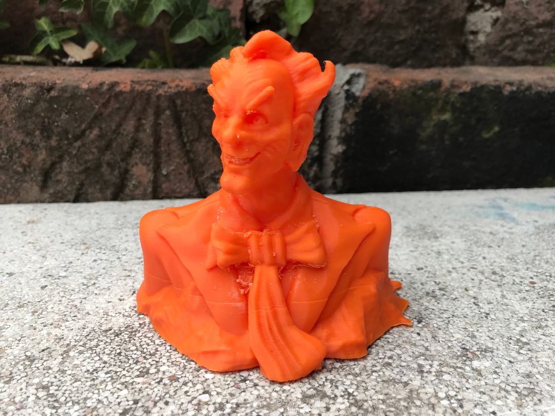 Stylized Joker Bust 3D Print