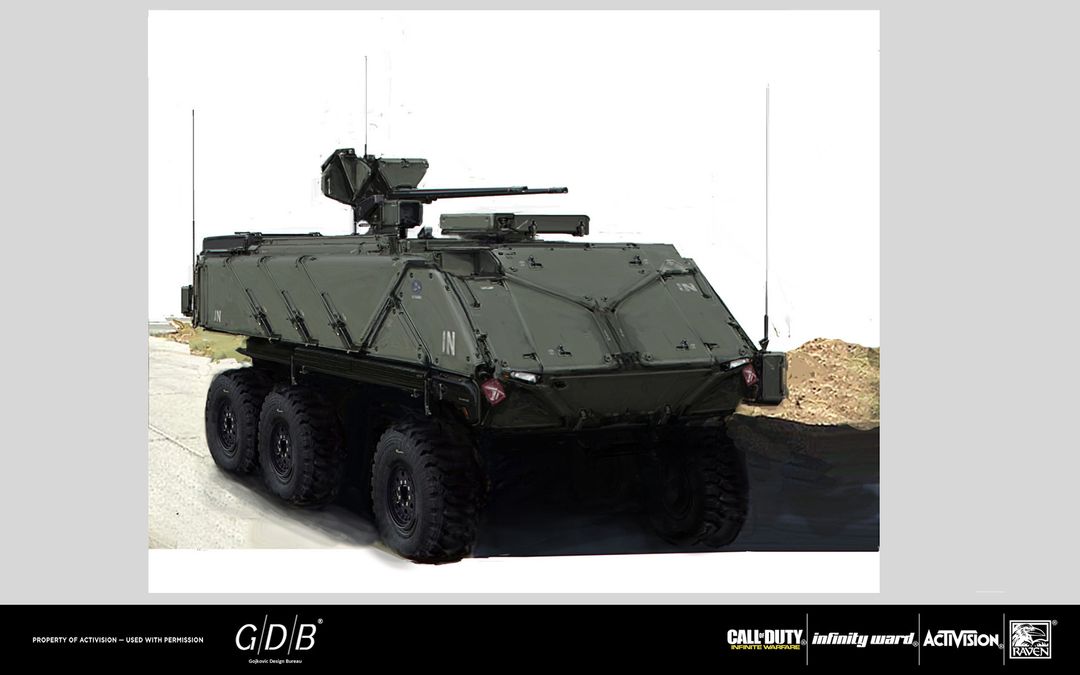 G/D/B - COD:Infinite Warfare - 53 | 2D Vehicle Concept Art