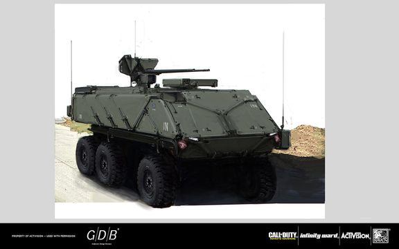 G/D/B - COD:Infinite Warfare - 53 | 2D Vehicle Concept Art