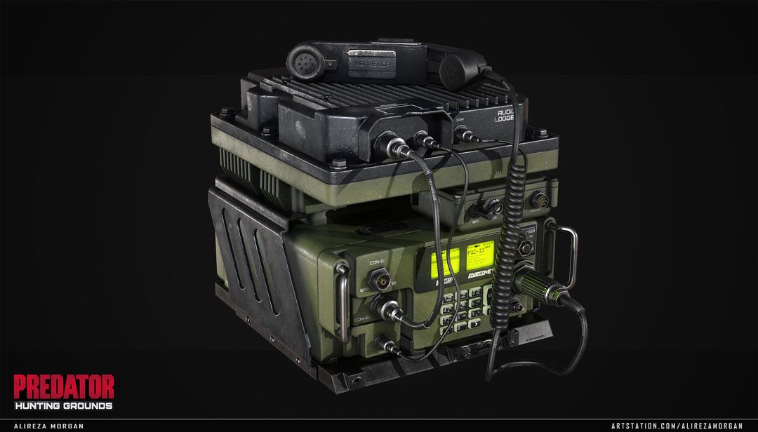 Military Radio | 3D Game Prop Modelling