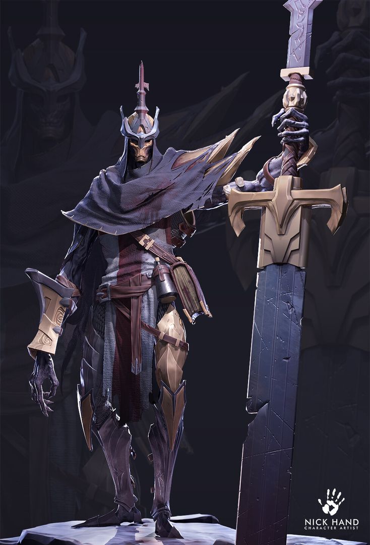 "Stelae knight" Real-Time Character