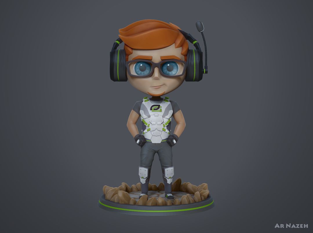 OG Scump Chibi Figurine by Ar N.