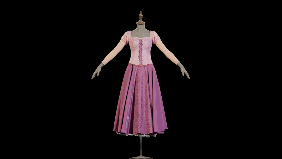 3D Tangled Inspired Dress