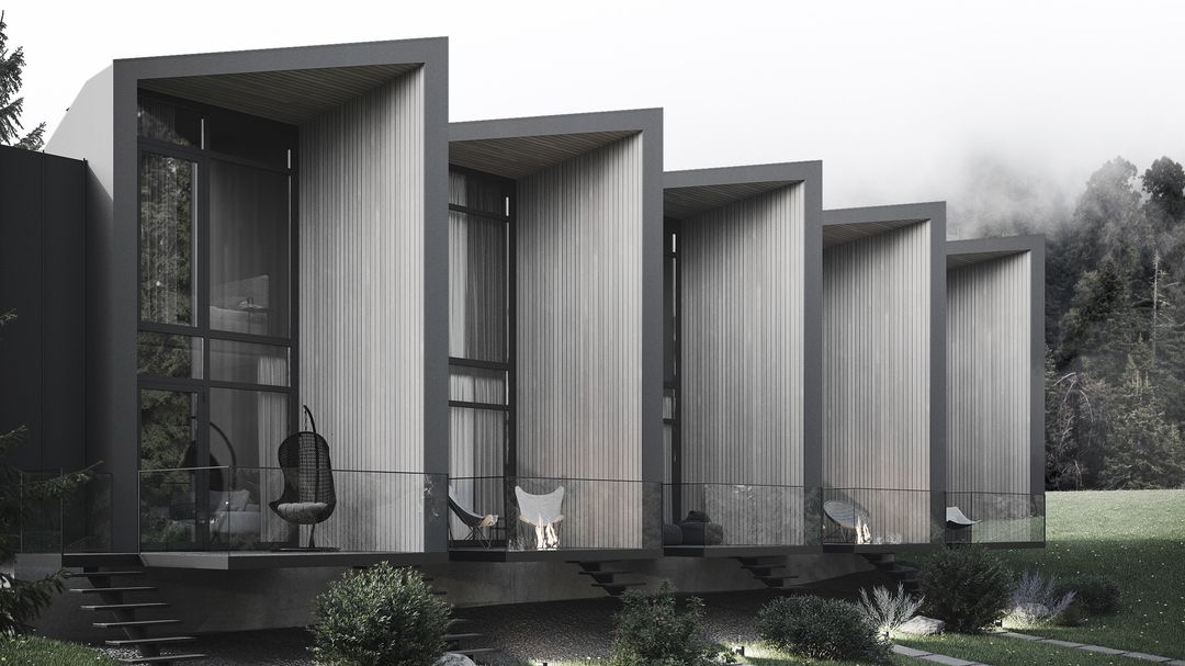 Townhouse in mountain