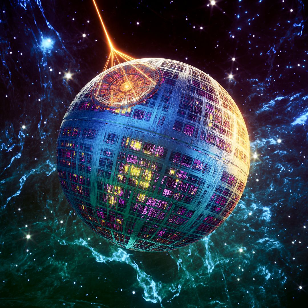 Disco Death Star WIP by Nathan L.