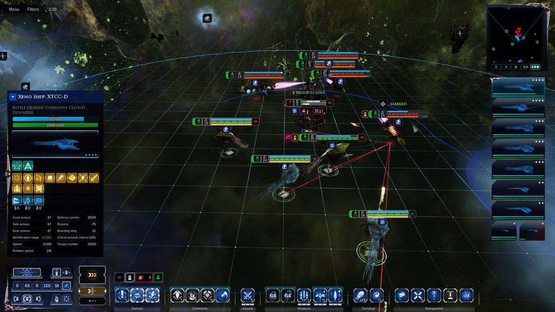 Battlefleet Gothic Armada II / Battle UI