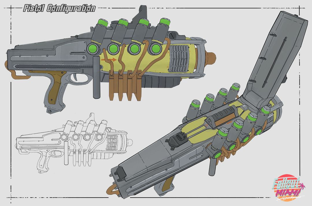 Plasma Weapon | 2D Weapon Concept Art