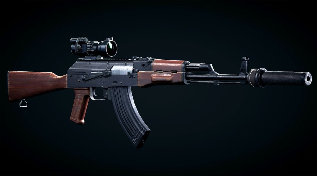 Ak 47 Gun | 3D Weapons Modelling