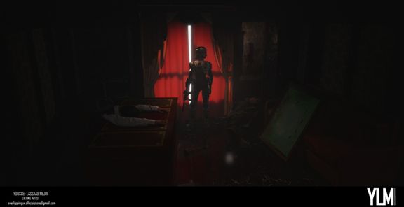 MOODY OFFICE // Lighting- Character creation