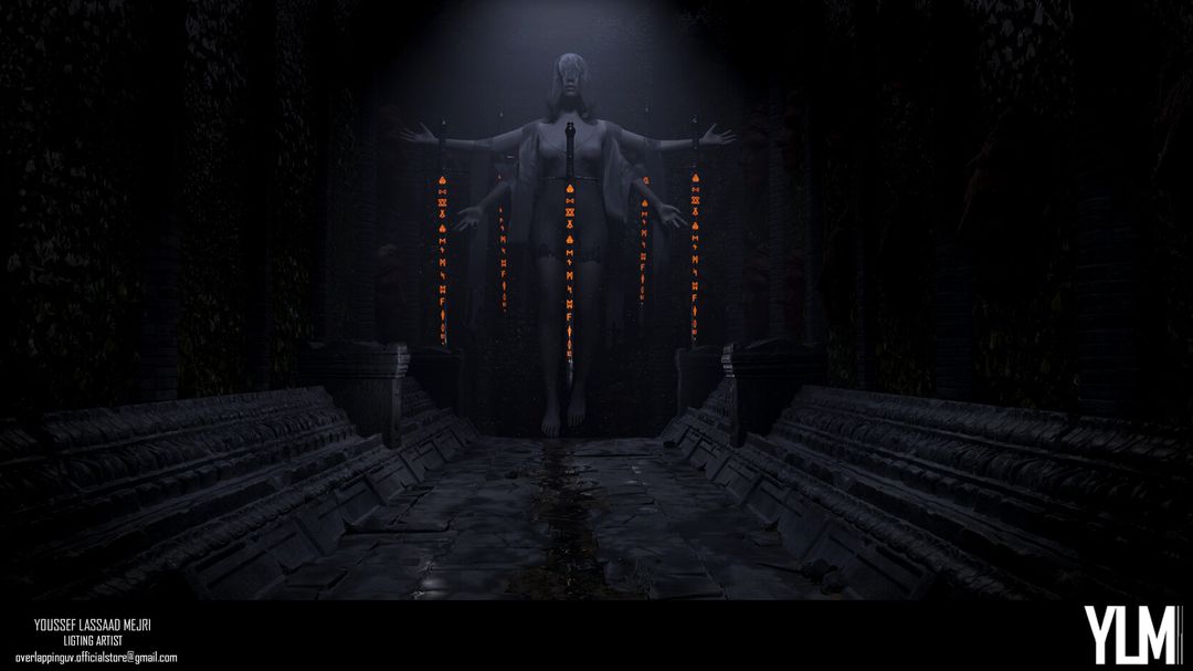 Dark and Fantasy Environment and Lighting study