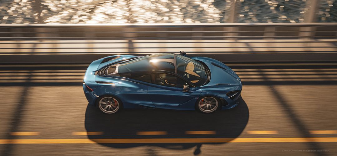 Mclaren 720 Ludus Blue